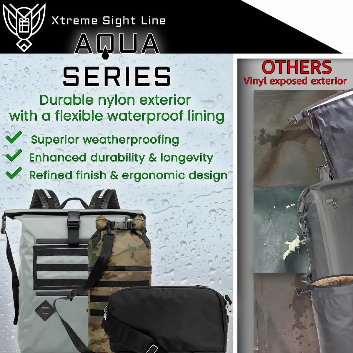 ~ AQUA RT Dry Bag~ Water-Proof Faraday Dry Bag for Laptops, Tablets, and Mid-Size Electronics ~ Tracking/Hacking Defense ~ Black
