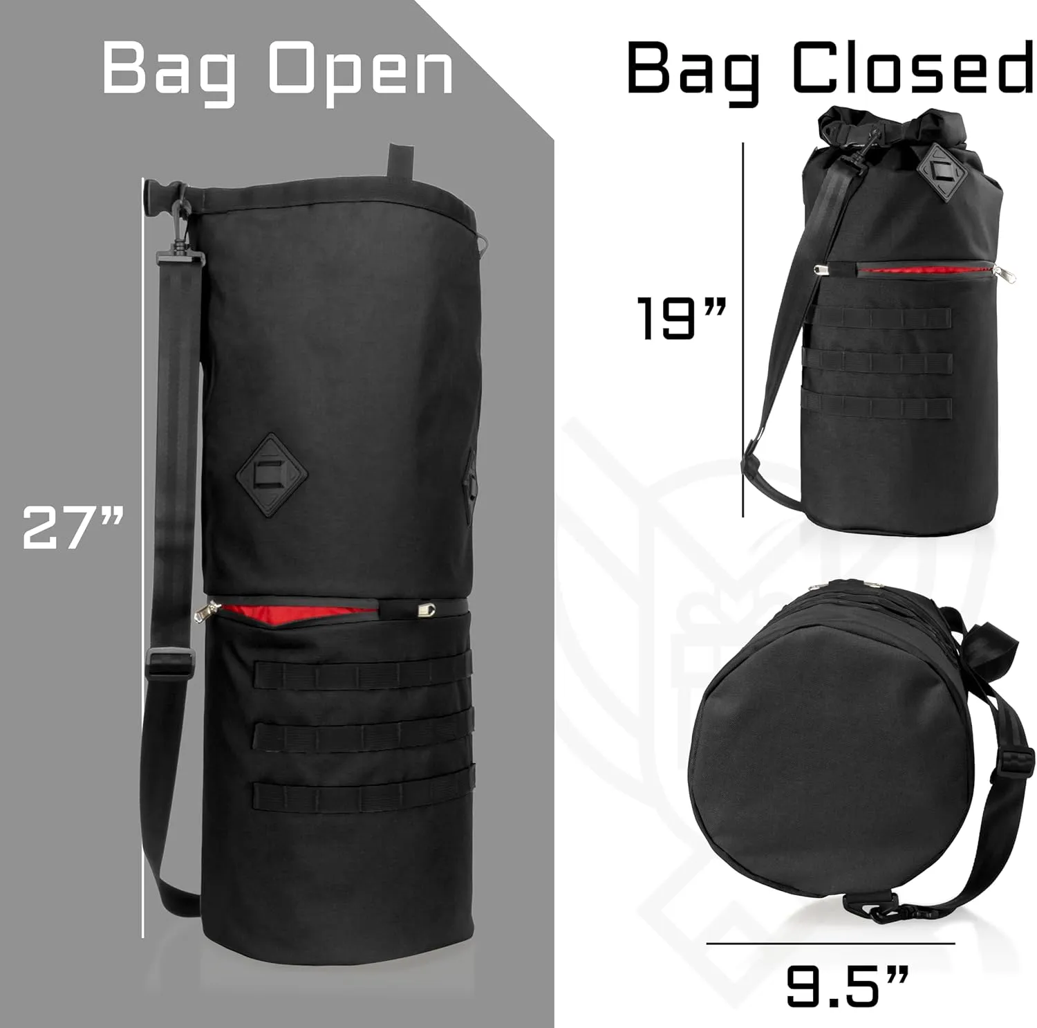 ~ AQUA RT Dry Bag~ Water-Proof Faraday Dry Bag for Laptops, Tablets, and Mid-Size Electronics ~ Tracking/Hacking Defense ~ Black
