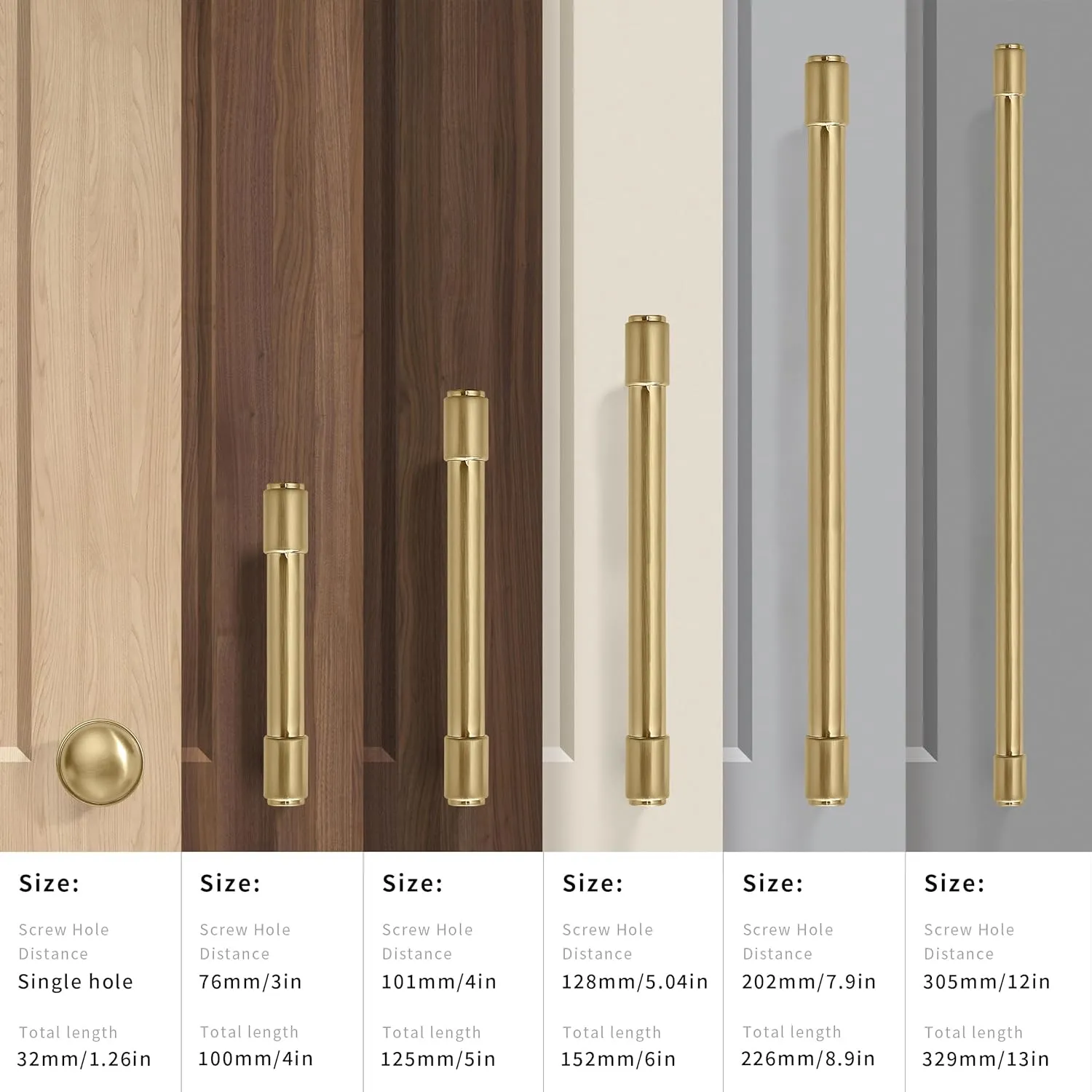 10 Pack 5 Inch Champagne Bronze Cabinet Pulls Gold Drawer Pulls Kitchen Cabinet Hardware Champagne Brass Kitchen Handles for Cabinets Cupboard Handles Drawer Handles