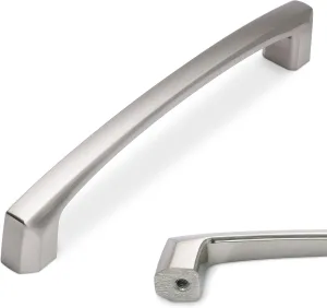 10 Pack 5 inch(128mm) Brushed Satin Nickel Kitchen Cabinet Handles Cabinet Pulls Sliver Drawer Pulls Kitchen Cabinet Hardware Handles Dresser Handles
