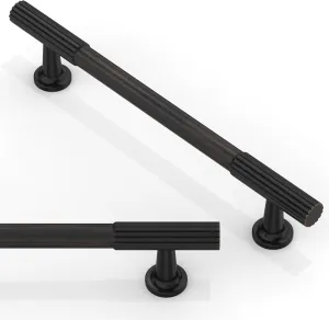 10 Pack Oil Rubbed Bronze Cabinet Pulls 5 Inch(128mm) Kitchen Cabinet Handles Solid Zinc Alloy Cabinet Hardware Drawer Pulls