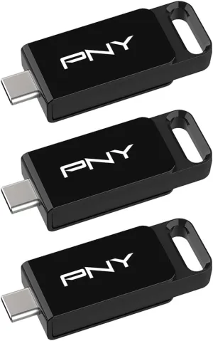 128GB Elite Type-C USB 3.2 Flash Drive – Up to 120MB/s Read, Up to 10x Faster Write Than USB 2.0, Reliable Design, Durable & Portable for Everyday Store & Share, Type-C Connector, 3-Pack