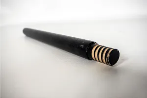 12" Black Wood Squeegee Handle