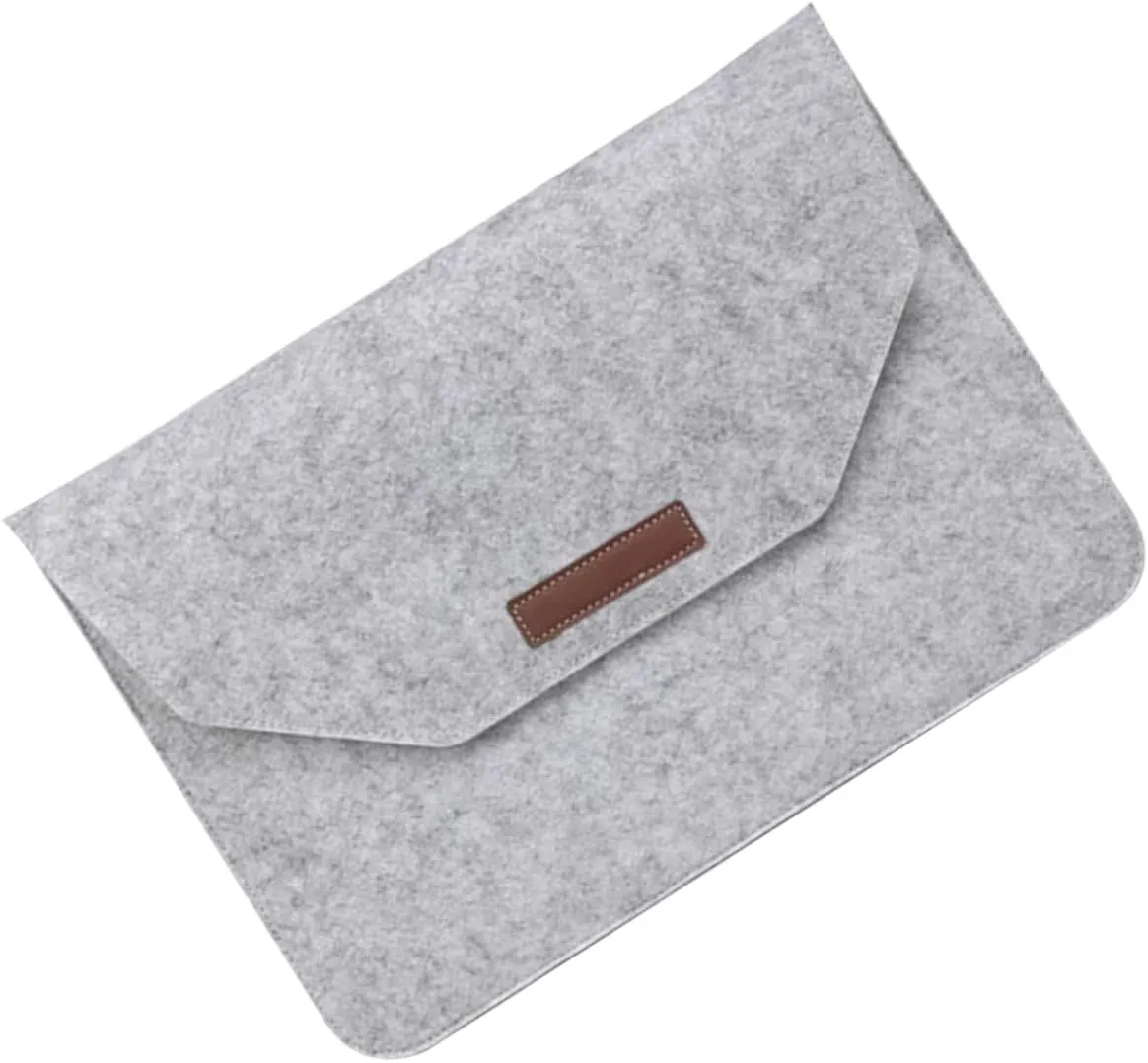 1pc Laptop Bag Notebook Pouch for 13.3inch Felt Material Soft Liner Sturdy Protection