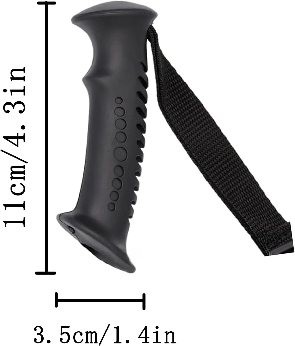 2 - Pack Trekking Pole Straight Handle Heads - Durable and Comfortable Replacement Handles for Your Outdoor Adventures - Ideal for Hiking, Mountaineering, and Trail Walking
