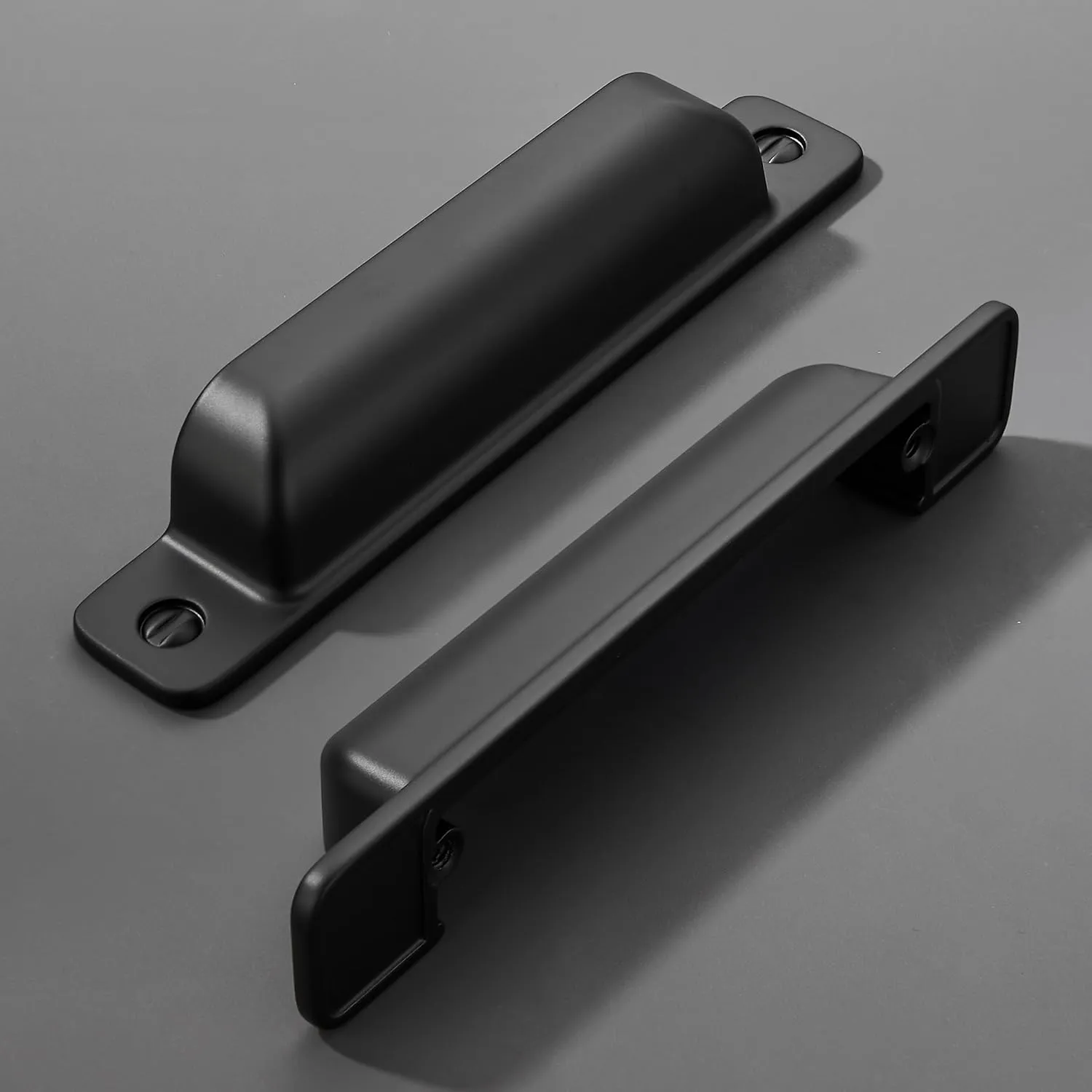 2 Packs 3-3/4in(96mm) Drawer Pulls Black Cabinet Cup Pulls Kitchen Hardware Cabinet Handles Cabinet Pulls Dresser Drawer Handles Knobs
