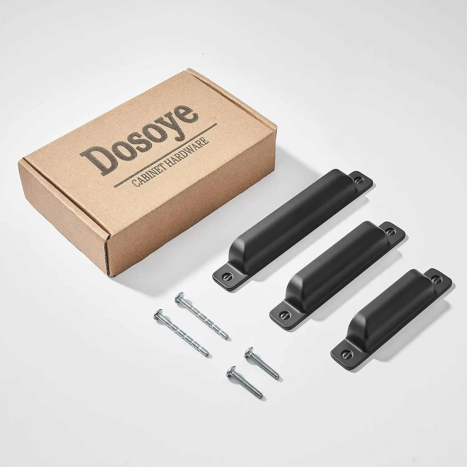 2 Packs 3-3/4in(96mm) Drawer Pulls Black Cabinet Cup Pulls Kitchen Hardware Cabinet Handles Cabinet Pulls Dresser Drawer Handles Knobs