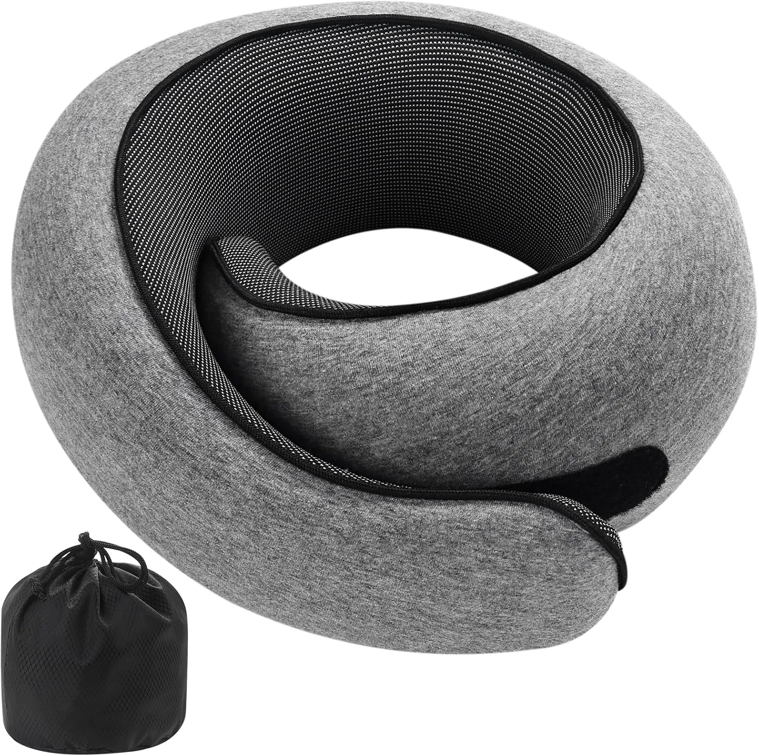 2024 New Memory Foam Travel Pillow for Airplanes,Neck Pillow for Traveling,Neck Plus Travel Pillow,Neck Plus Travel Neck Pillow