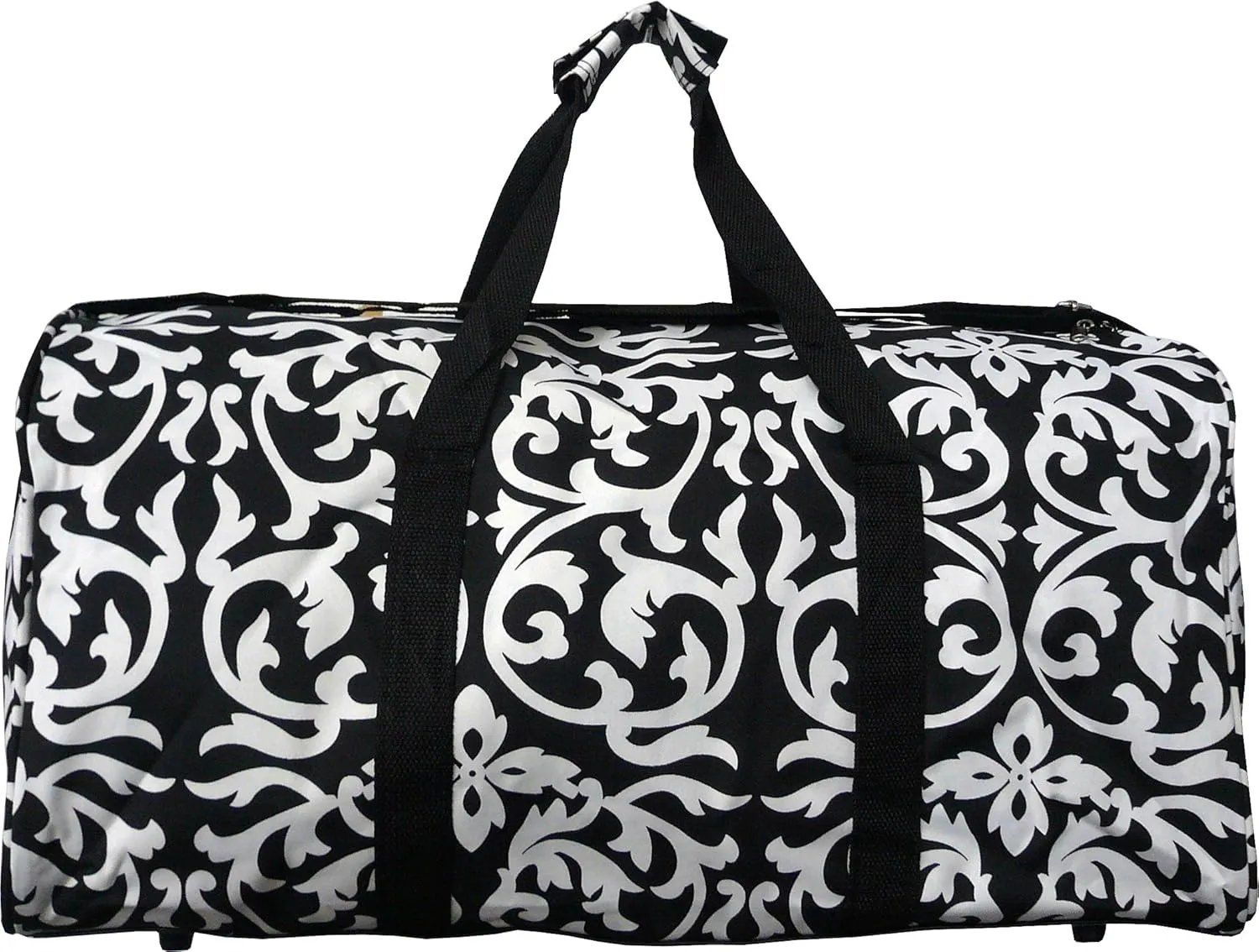 22 Inch Carry On Duffel Bag | Gym or Dance Bag by Unique Traveler (Damask Print)