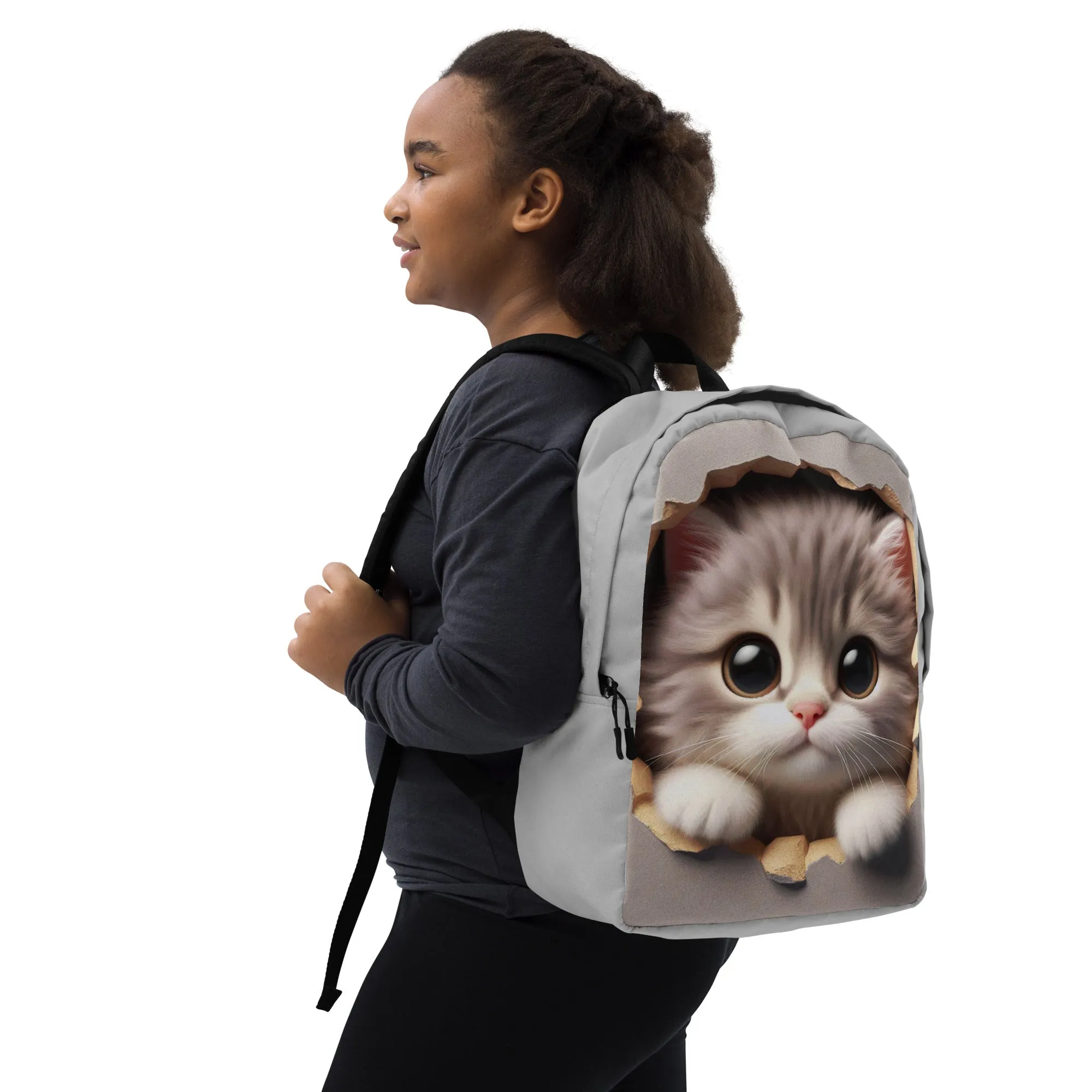 3D Kitten Backpack