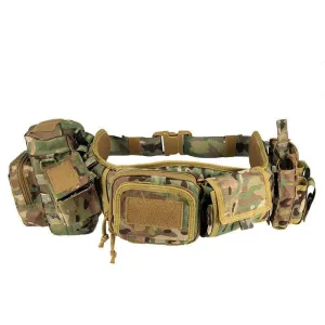 5 in 1 Tactical Duty Padded Belt, Belt with Pouches Heavy Equipment