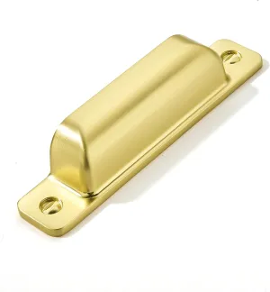 5 Packs 3-Inch Drawer PullsBrushed Gold Brass Cabinet Cup Pulls Kitchen Hardware Cabinet Handles Cabinet Pulls Dresser Drawer Handles Knobs