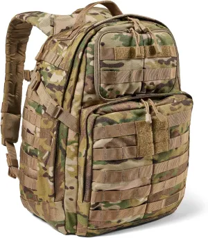 5.11 Tactical Backpack – Rush 24 2.0 – Pack and Laptop Compartment, 37 Liter, Medium, Style 56564 – Multicam