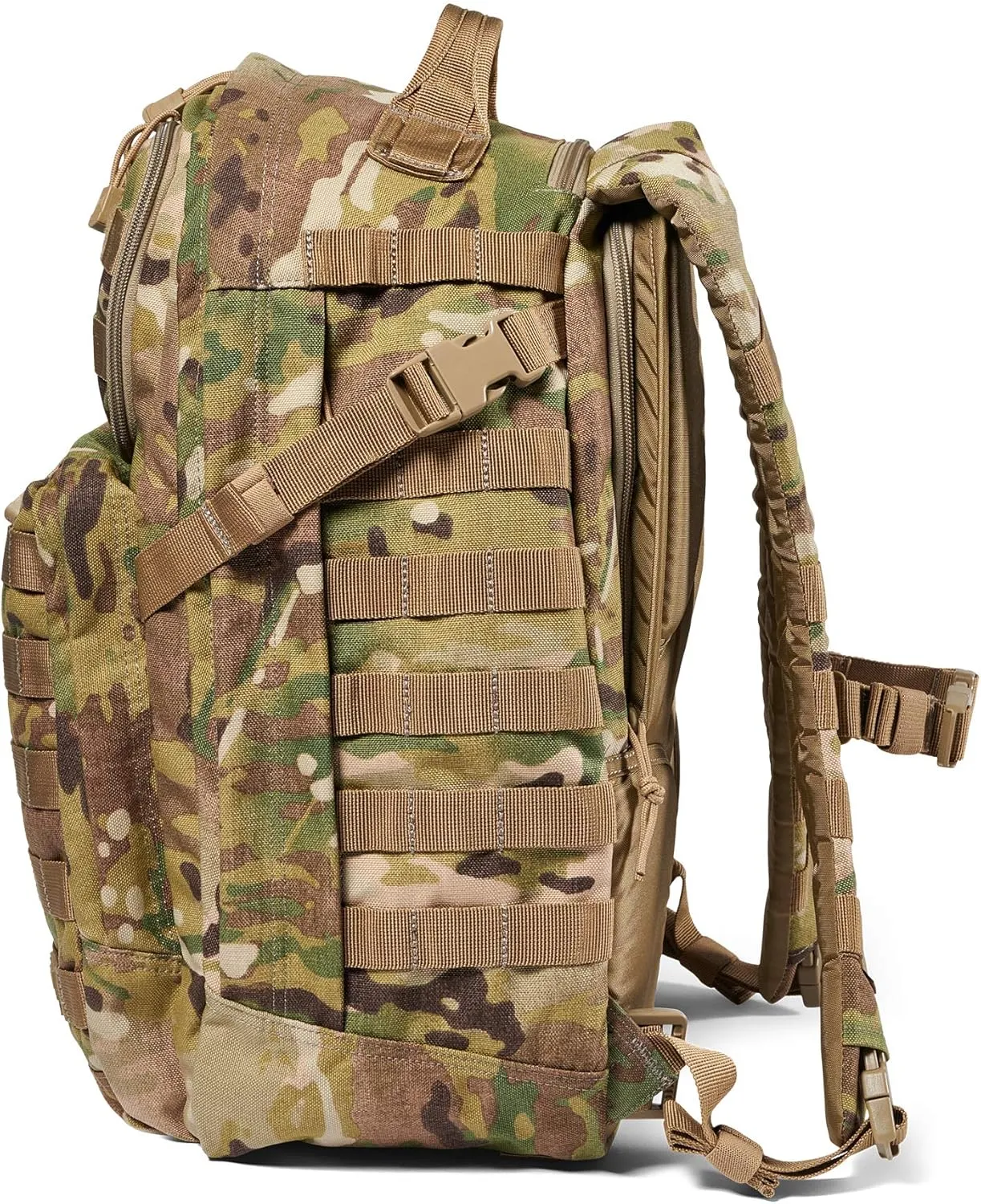 5.11 Tactical Backpack – Rush 24 2.0 – Pack and Laptop Compartment, 37 Liter, Medium, Style 56564 – Multicam
