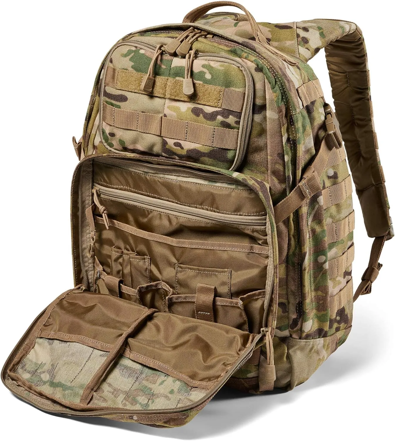 5.11 Tactical Backpack – Rush 24 2.0 – Pack and Laptop Compartment, 37 Liter, Medium, Style 56564 – Multicam