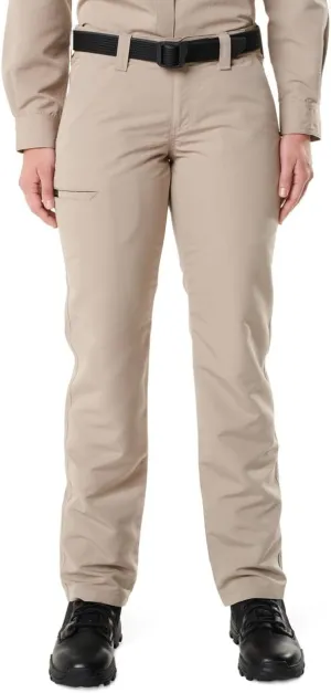 5.11 Tactical Women's Fast-Tac Urban Pants, Straight Fit, 5 Pockets, Style 64420, Khaki, 12 Long