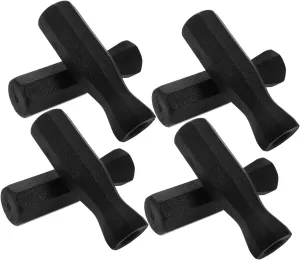 8Pcs Durable Plastic Foosball Handles Comfortable Antislip Grips for Easy Replacement Sturdy Table Soccer Parts for Intense Gameplay for Foosball Enthusiasts
