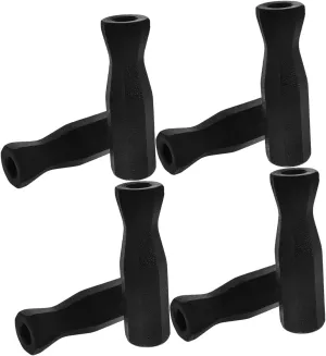 8Pcs Ergonomic Plastic Foosball Handles Skid Replacement Grips for Table Soccer Durable Comfortable Design for Enhanced Control and Performance
