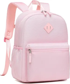abshoo Kindergarten Backpack for Girls Preschool Backpacks School Bookbag for Kids 4-8(Light Pink)