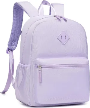abshoo Kindergarten Backpack for Girls Preschool Backpacks School Bookbag for Kids 4-8(Light Purple)