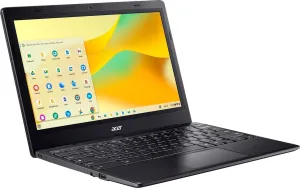 acer 311 Chromebook Laptop for Student Business, Dual-Core Intel N4500 Processor, 11.6" HD Display, 4GB RAM, 128GB (64GB eMMC  64GB USB), Webcam WiFi, Long Battery, Chrome OS- Star Black, W/O Mouse