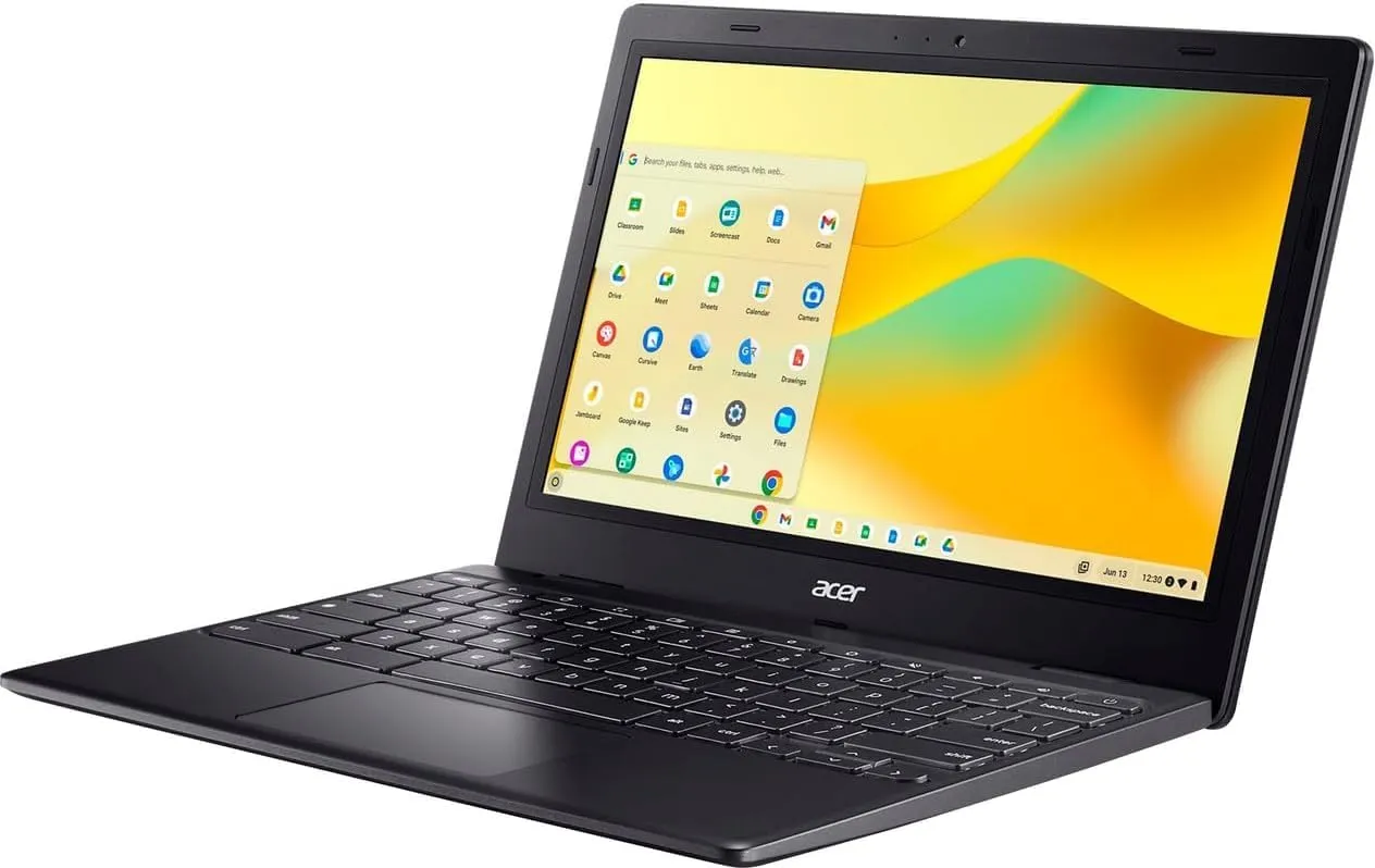 acer 311 Chromebook Laptop for Student Business, Dual-Core Intel N4500 Processor, 11.6" HD Display, 4GB RAM, 128GB (64GB eMMC  64GB USB), Webcam WiFi, Long Battery, Chrome OS- Star Black, W/O Mouse