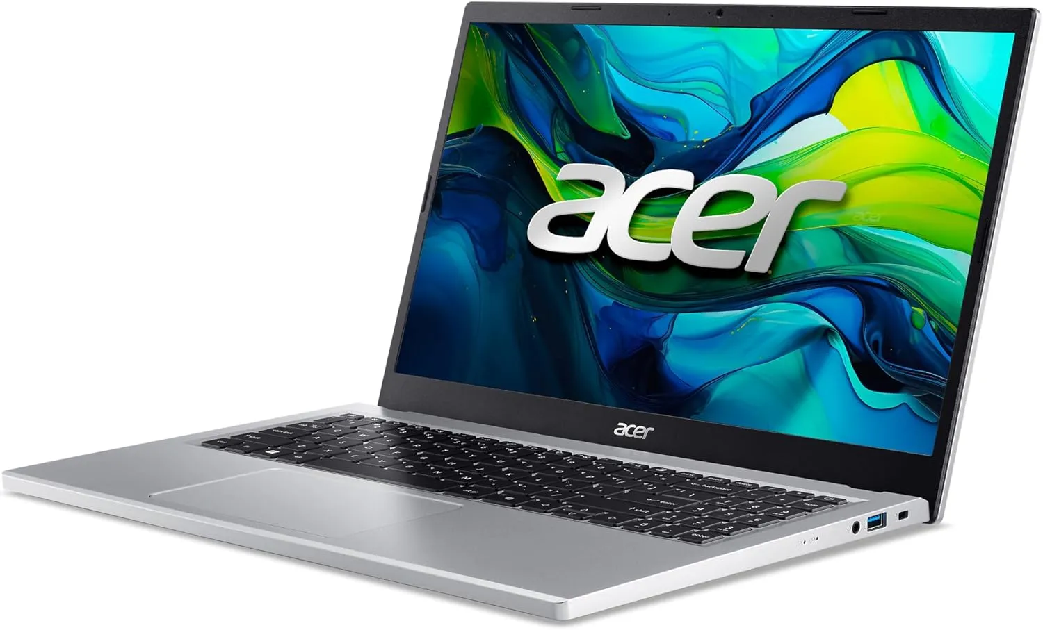 Acer Aspire Go 15 AI Ready Laptop | 15.6" Full HD (1920 x 1080) IPS Display | Intel Core 3 Processor N355 | Intel Graphics | 8GB DDR5 | 128GB UFS | Wi-Fi 6 | Windows 11 Home in S Mode | AG15-32P-39R2