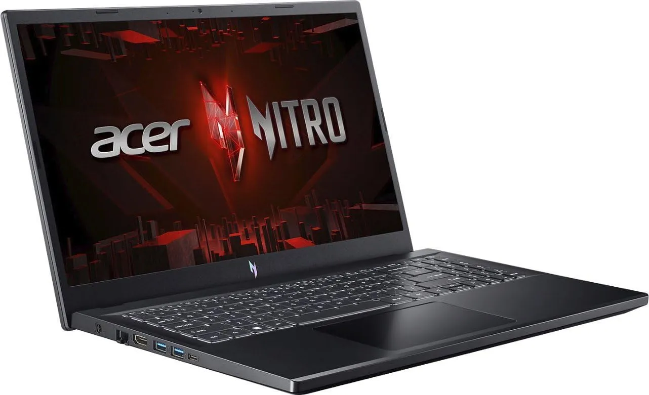 acer Nitro V 15 Gaming Laptop 2024-15.6" FHD NVIDIA GeForce RTX 4060 - Intel i7-13620H 10 Cores - 64GB DDR5 8TB NVMe SSD - Backlit Keyboard Thunderbolt 4 Wi-Fi 6 - Win11 Pro - Obsidian Black
