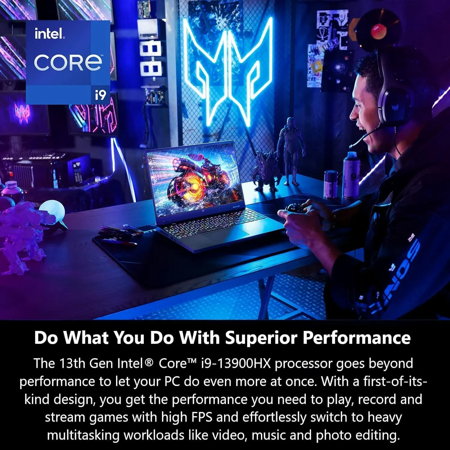 acer Predator Helios Neo 16 Gaming Laptop, GeForce RTX 4070, Intel i9-14900HX, 16" IPS 240Hz 500 nits Display, 32 GB DDR5 RAM, 1 TB SSD, Windows 11 Pro, Office Pro Lifetime License