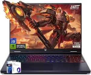 acer Predator Helios Neo 16 Gaming Laptop, GeForce RTX 4070, Intel i9-14900HX, 16" IPS 240Hz 500 nits Display, 32 GB DDR5 RAM, 1 TB SSD, Windows 11 Pro, Office Pro Lifetime License