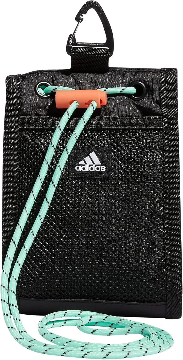 adidas Neck Pouch Crossbody Travel and Festival Wallet