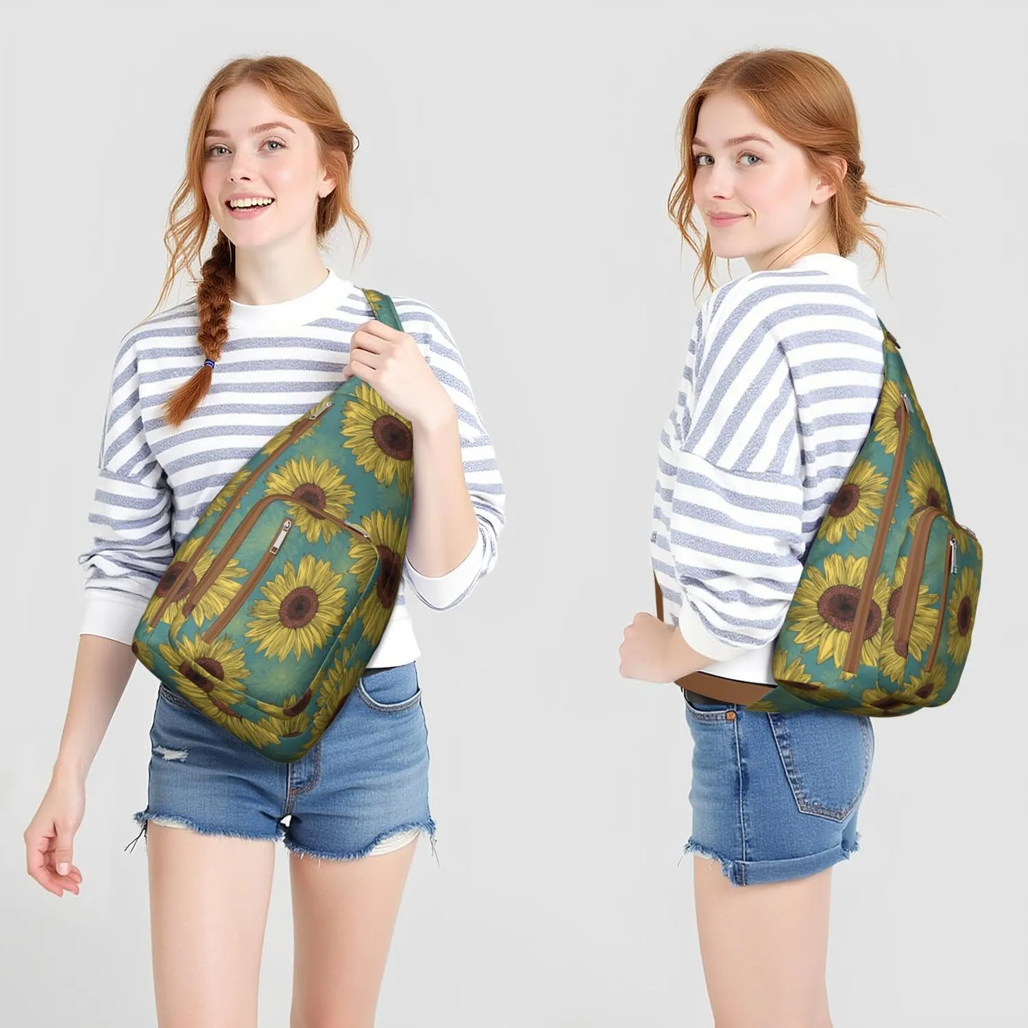 Adjustable Strap Crossbody for Women, Lightweight & Stylish Floral Design