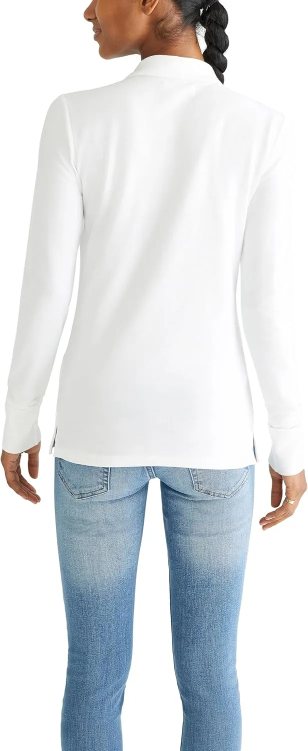 AEROPOSTALE Women's Aero Uniform Polo Long Sleeve