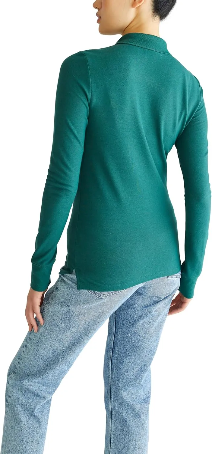 AEROPOSTALE Women's Aero Uniform Polo Long Sleeve
