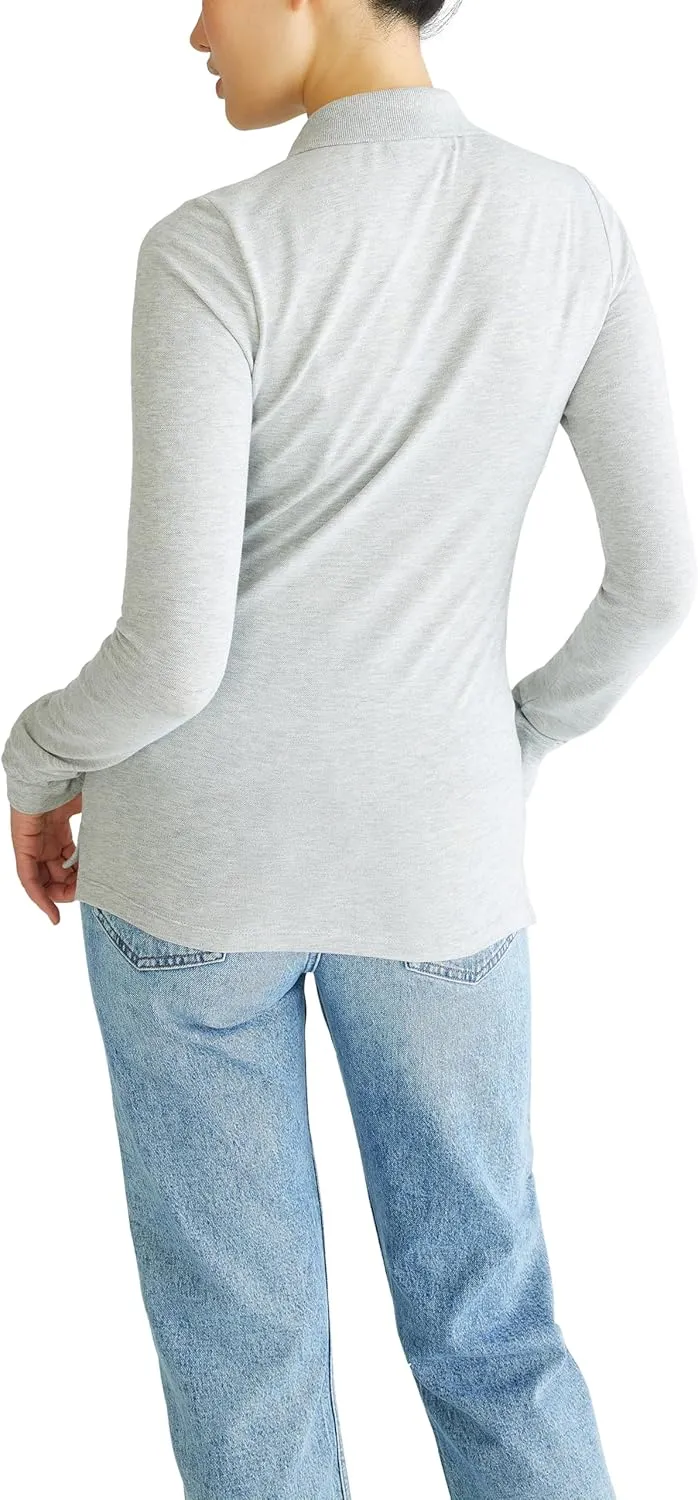 AEROPOSTALE Women's Aero Uniform Polo Long Sleeve