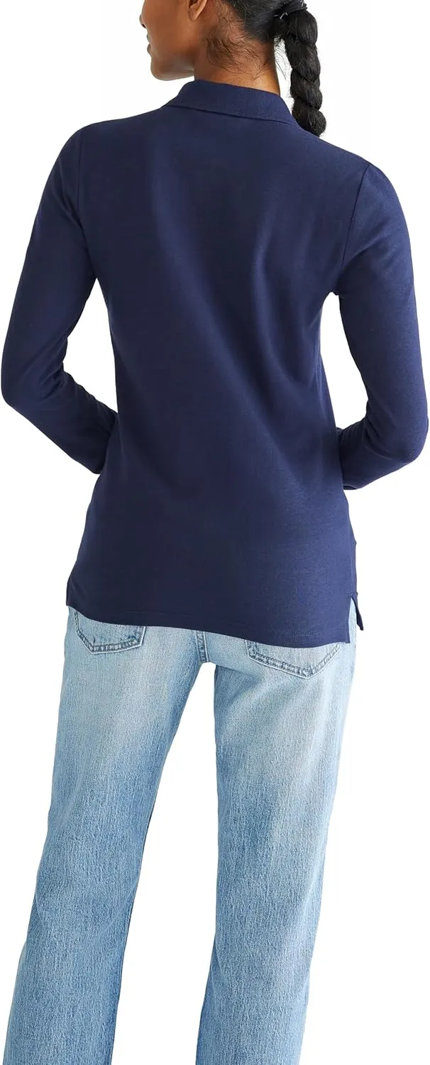 AEROPOSTALE Women's Aero Uniform Polo Long Sleeve