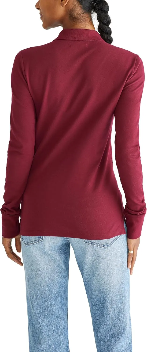 AEROPOSTALE Women's Aero Uniform Polo Long Sleeve