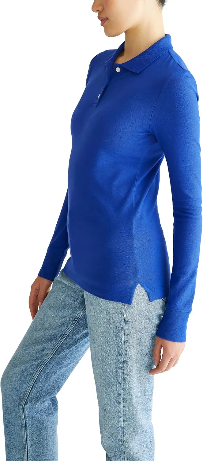 AEROPOSTALE Women's Aero Uniform Polo Long Sleeve