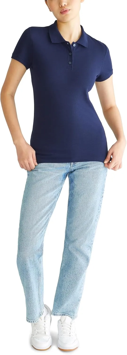 AEROPOSTALE Women's Aero Uniform Polo Short Sleeve