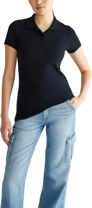 AEROPOSTALE Women's Aero Uniform Polo Short Sleeve