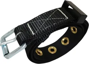 AFP Heavy-Duty Tongue Buckle Body Belt, PPE for Safety Harness, Work Positioning Restraint, Construction, Climbing, Fall-Protection (OSHA/ANSI Compliant), 1.75'' Wide, Black (Medium)