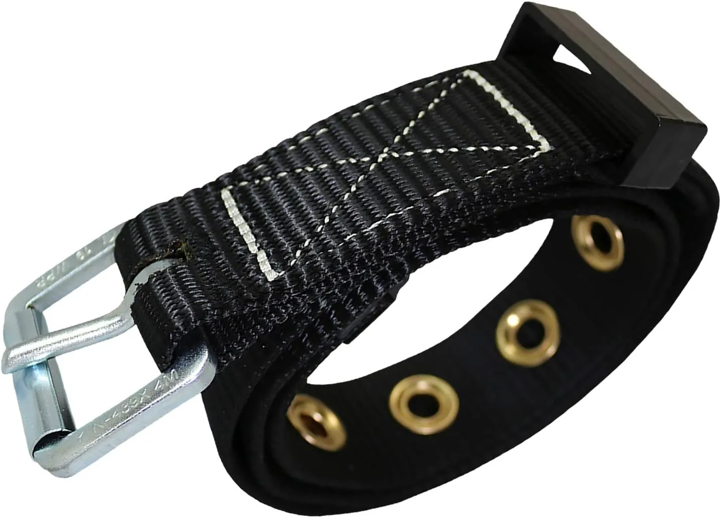 AFP Heavy-Duty Tongue Buckle Body Belt, PPE for Safety Harness, Work Positioning Restraint, Construction, Climbing, Fall-Protection (OSHA/ANSI Compliant), 1.75'' Wide, Black (Medium)
