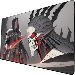 AI Painting TCG Playmat - MTG Trading Card Game Mat, 24x14 Inches Premium MTG Playmat - The Perfect Companion for Intense Card Battles - Fantasy Dark Vampire Lotus-057