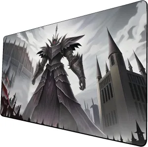 AI Painting TCG Playmat - MTG Trading Card Game Mat, 24x14 Inches Premium MTG Playmat - The Perfect Companion for Intense Card Battles - Fantasy Dark Vampire Lotus-066