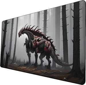 AI Painting TCG Playmat - MTG Trading Card Game Mat, 24x14 Inches Premium MTG Playmat - The Perfect Companion for Intense Card Battles - Fantasy Dark Vampire Lotus-087