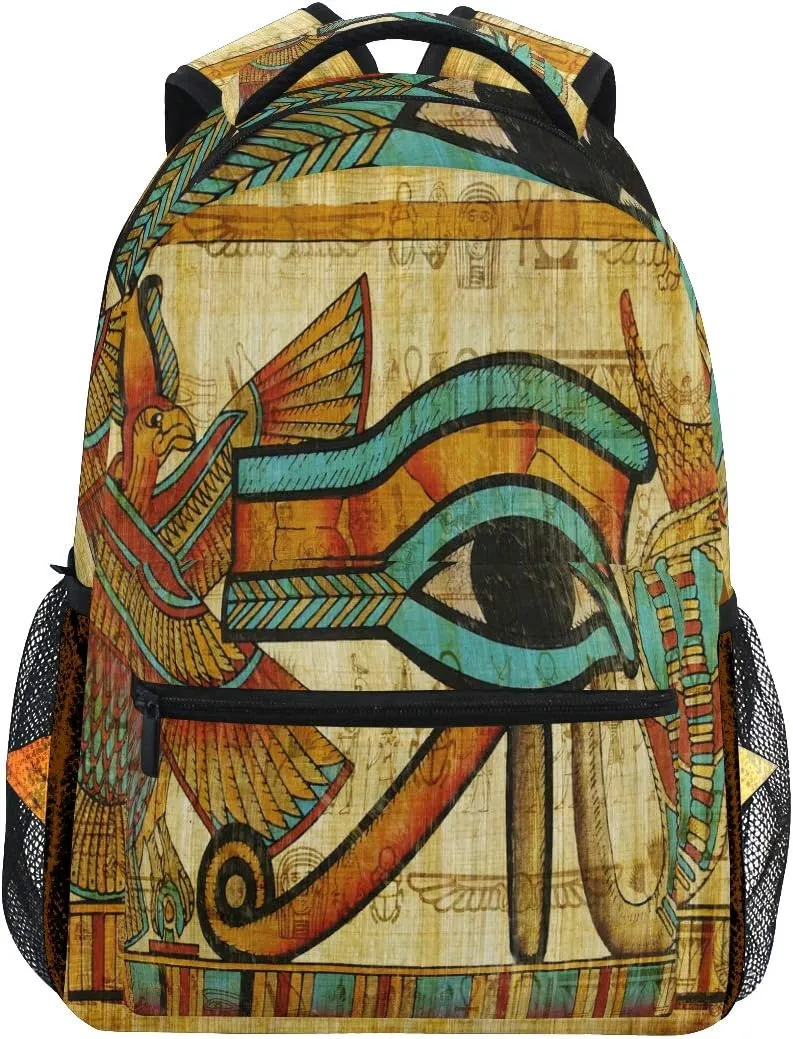 ALAZA Old Egyptian Culture Backpack Daypack School Bag Travel Shoulder Bag for Students Boys Girls