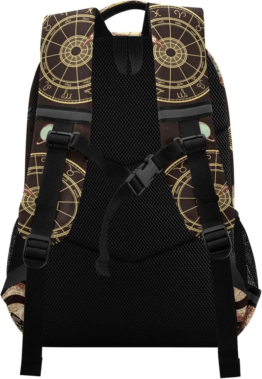 ALAZA Sun Crescent Moon Face Astrology Boho Backpack Purse for Women Men Personalized Laptop Notebook Tablet School Bag Stylish Casual Daypack, 13 14 15.6 inch