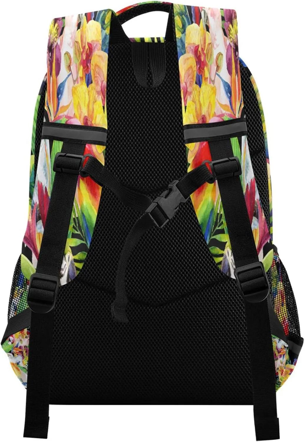 ALAZA Watercolor Parrots Bird Backpack For women Bookbag Travel Daypack