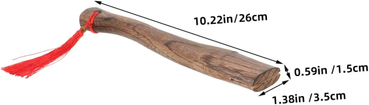 Angoily 2pcs Wooden Axe Handle Replacement for Hatchets Ergonomic Design Woodworking Tool for Camping and Outdoor Activities for Cutting Firewood and Logs
