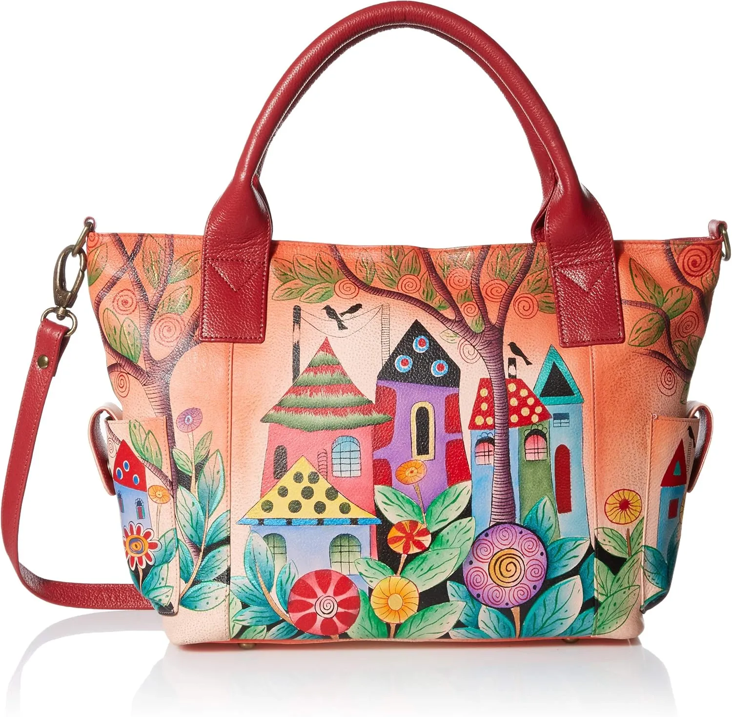 Anna by Anuschka Zip-top Organizer with Outside Side Pockets